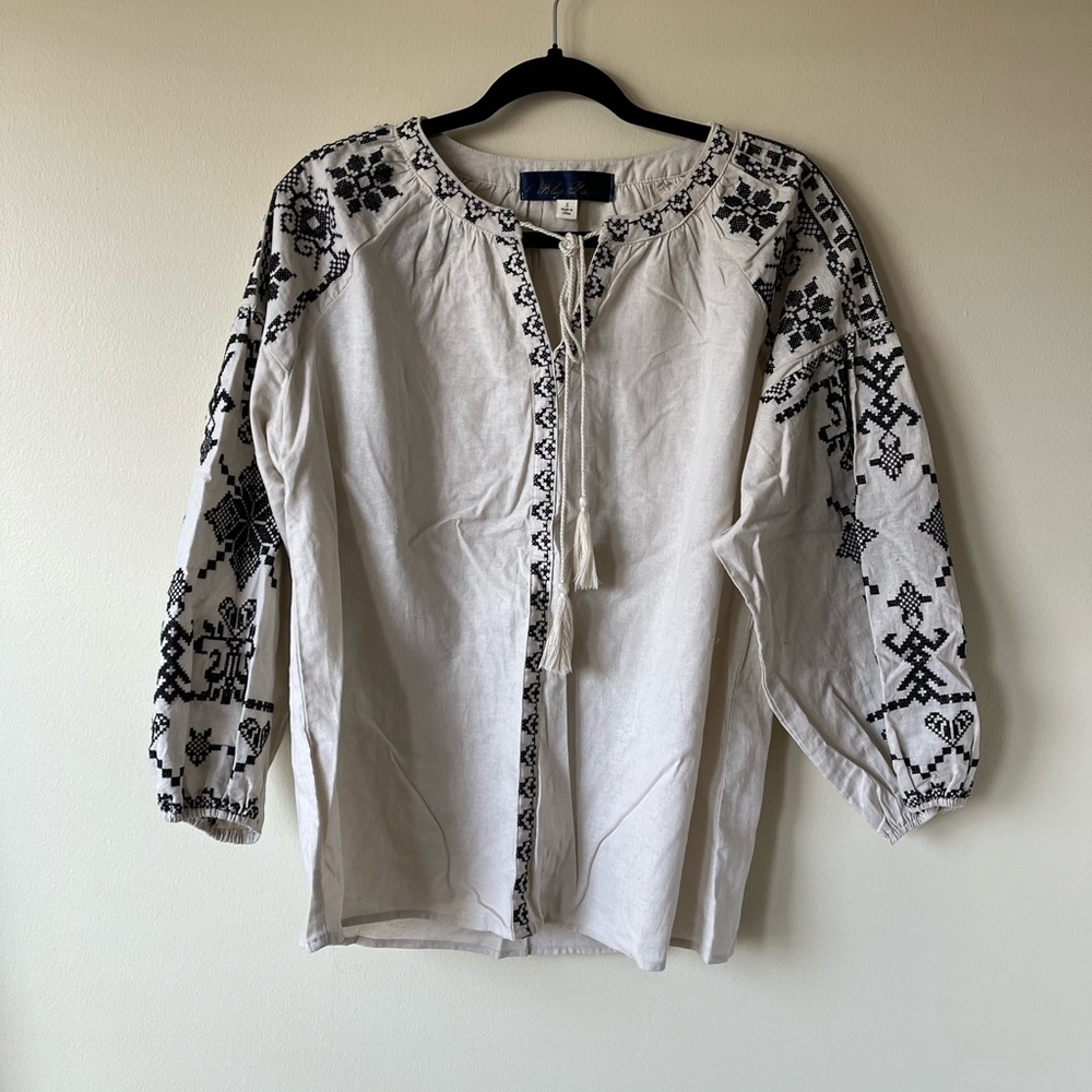 Blue Rain Top Size Small